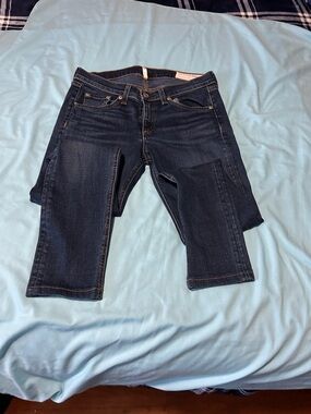 rag & bone Dark Blue Denim Jeans size   27
